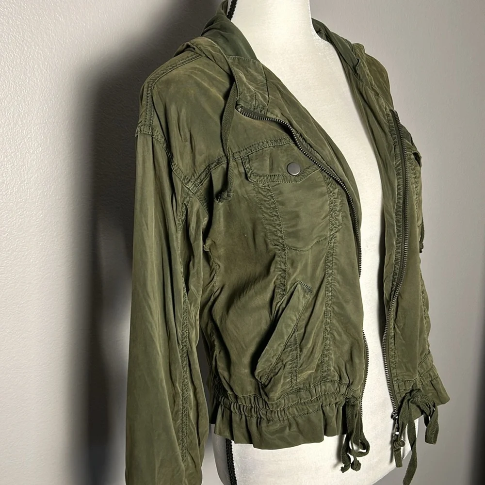 Anthropologie Marrakech Thin Hooded Jacket sz XS